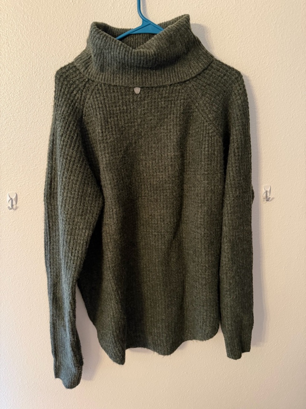 Cozy Olive Green Turtleneck Sweater for Women